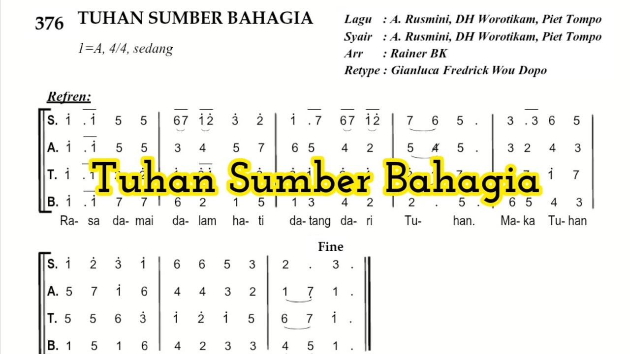 Tuhan sumber bahagia ( rasa damai dalam hati ) ( instrument ) #minggupalma 