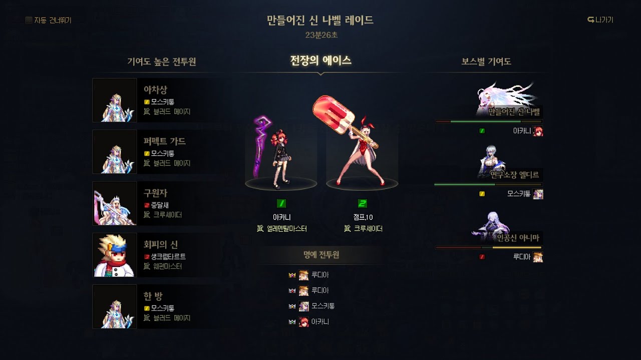 [던파] 나벨 헤딩:  일일 선생님 해보기