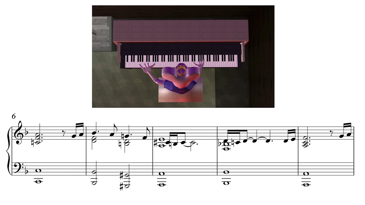 Little King John: The Flood 3 Theme & Variations Piano Score