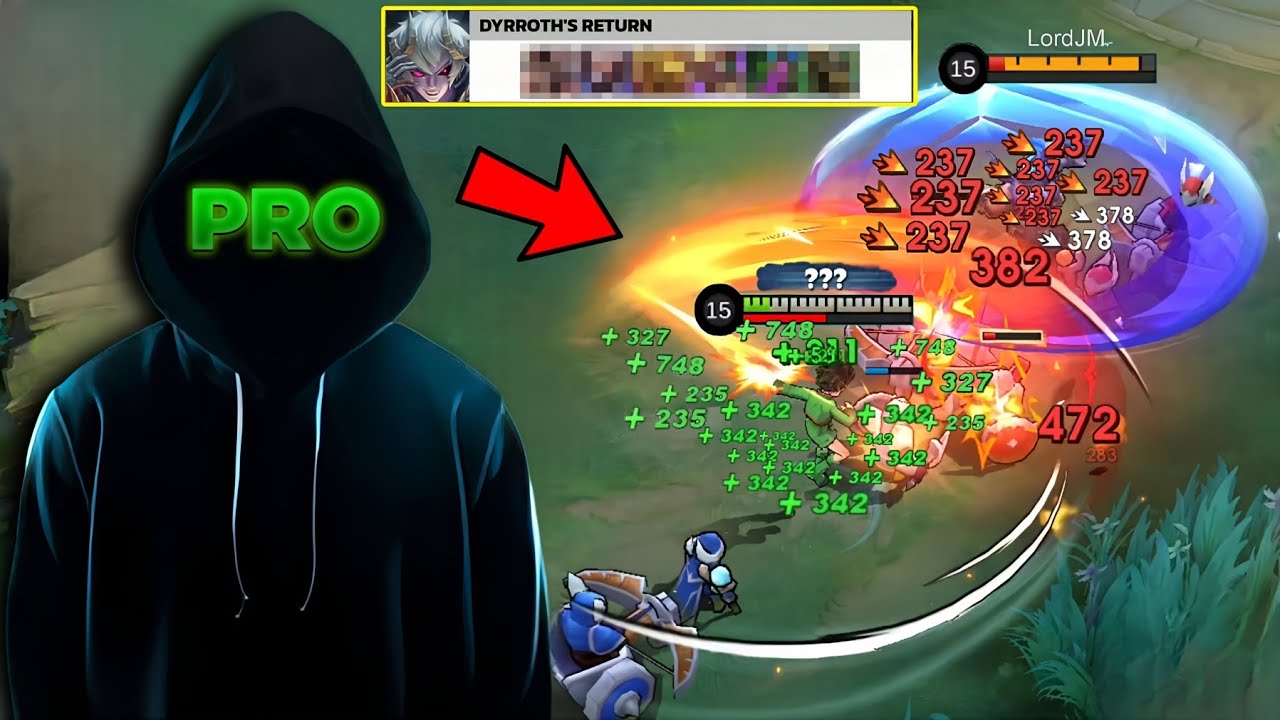 REASON WHY PRO PLAYER'S USE DYRROTH NOW🤯🔥- MLBB