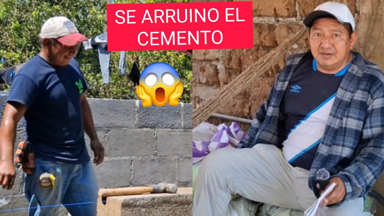 GOLLITO NO LO PUEDE CREER/Se Arruino Todo El Cemento,El Albañil No Sabe QUE HACER😱😱