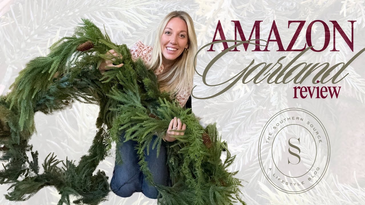 Honest Faux Garland Review! Amazon real-touch garland strands