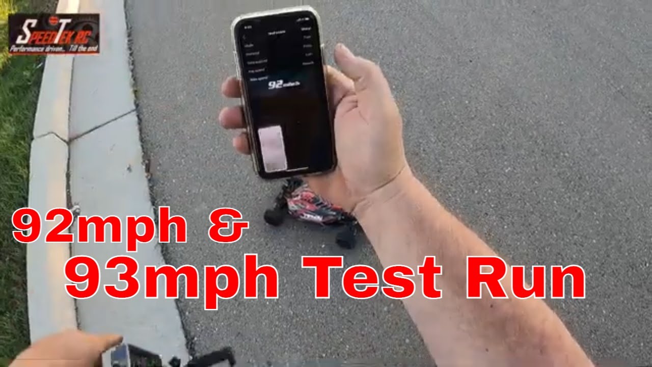 Arrma Typhon Speed ​​run с катушкой Speedtek RC и блокировками переднего и заднего дифференциалов