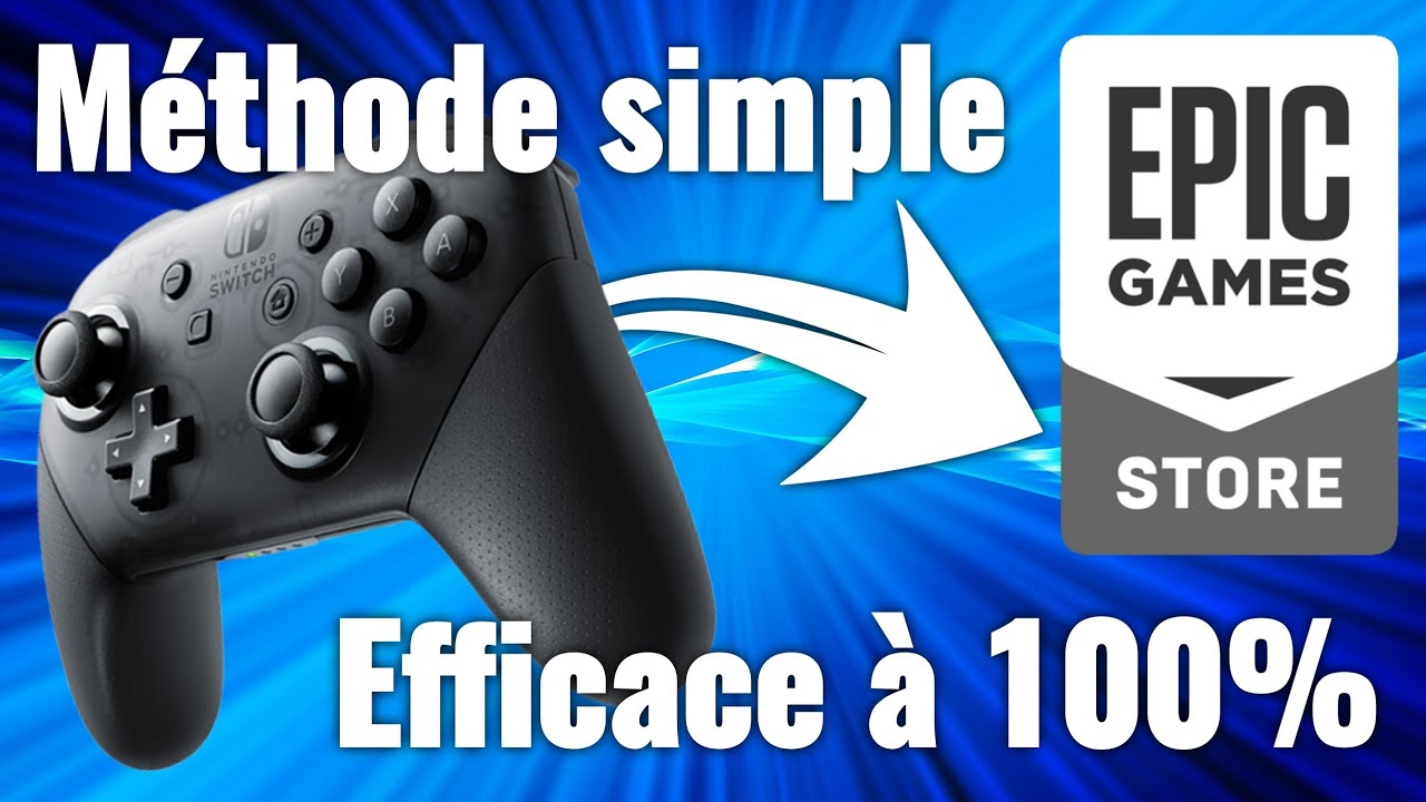 COMMENT UTILISER LA MANETTE DE LA SWITCH SUR L'EPIC GAMES STORE ! - Tutoriel complet