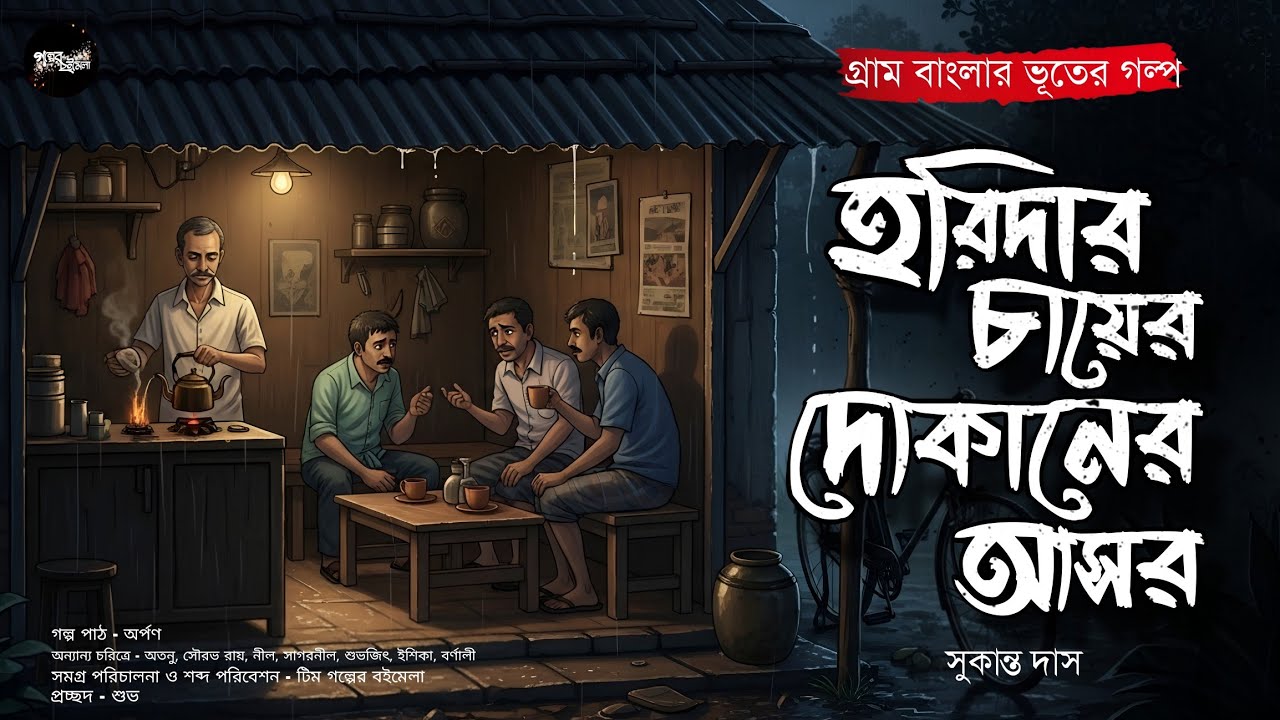 হরিদার চায়ের দোকানের আসর (গ্রাম বাংলার ভূতের গল্প) | Gram Banglar Bhuter Golpo | Bengali Audio Story