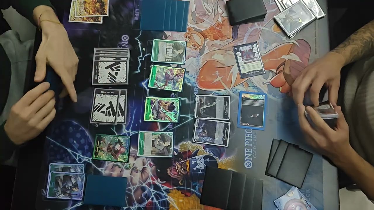ONE PIECE CARD GAME LOCAL GREEN BONNEY VS IMU