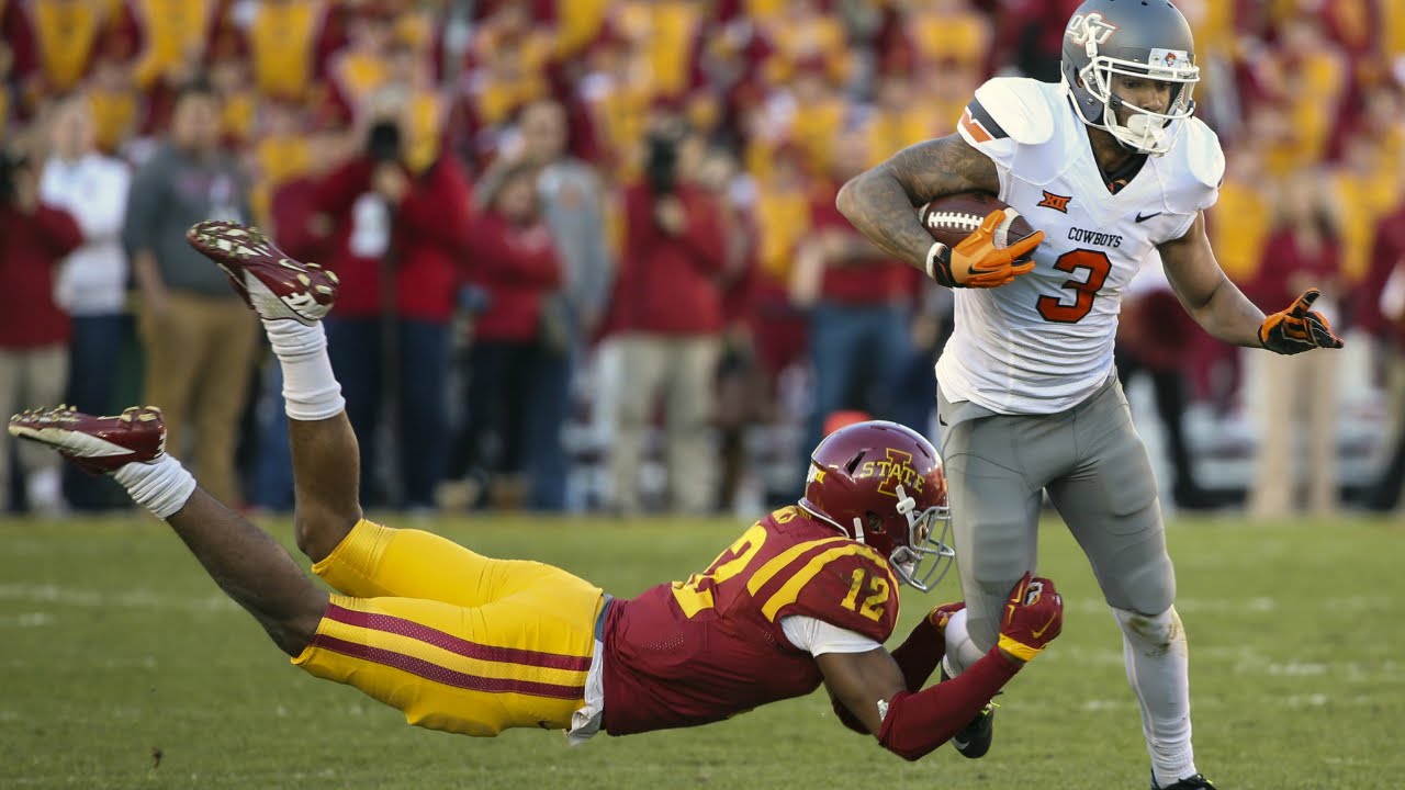 Marcell Ateman (OK St WR) vs Iowa State 2015