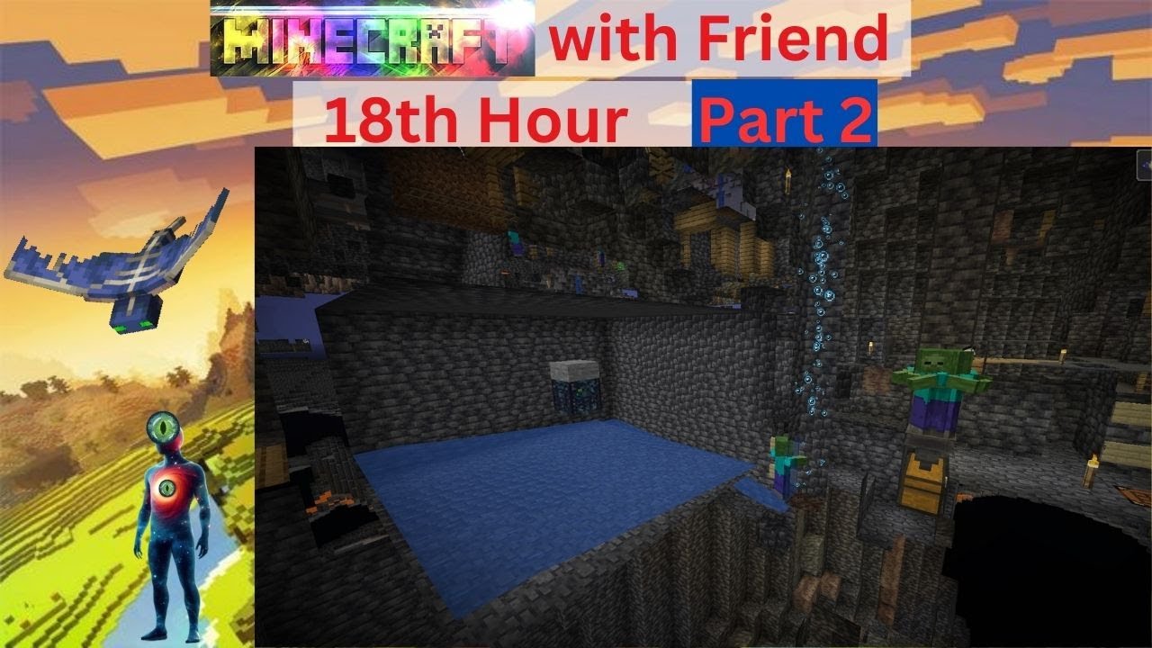Vanilla Minecraft Adventures | 18th Hour: Creating a Zombie Spawner XP Farm. Part 2. 