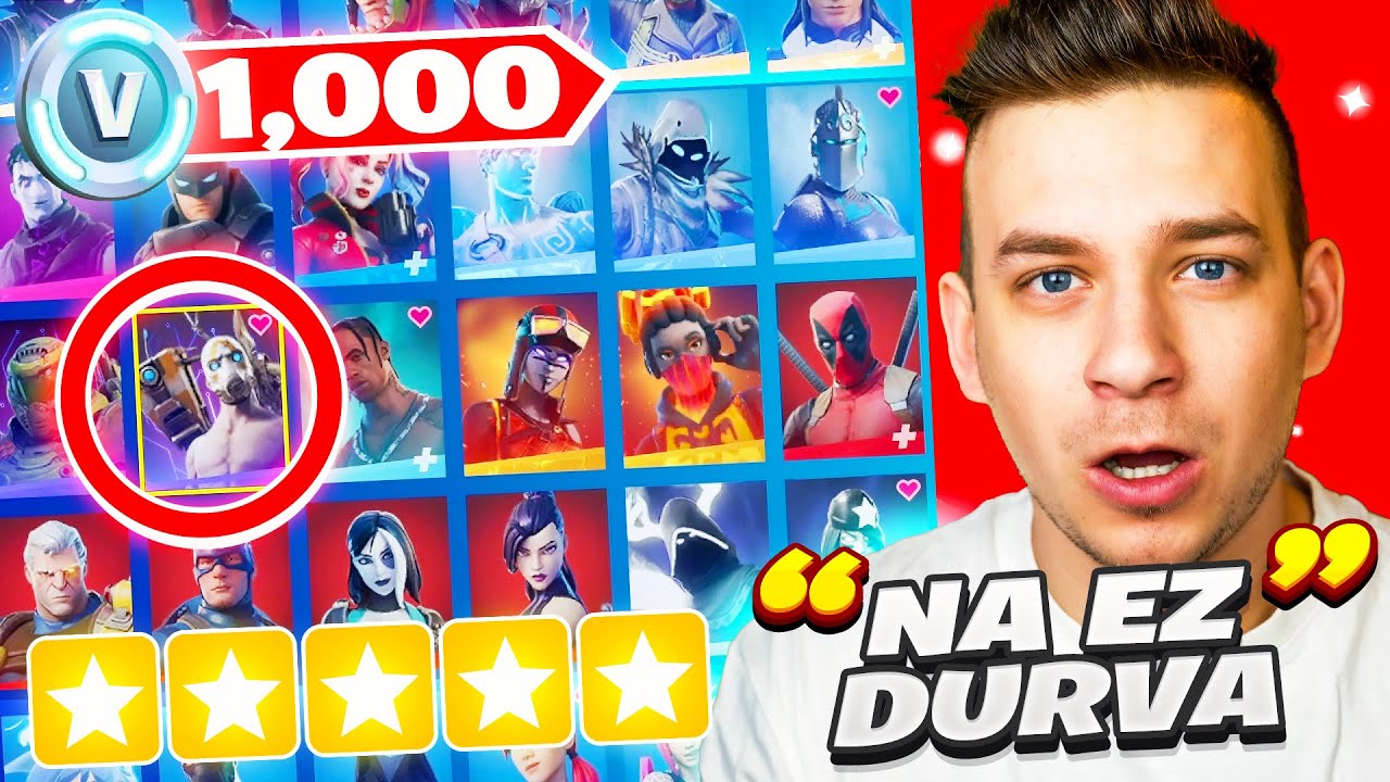 1,000 VBUCKSOT NYER A LEGJOBB FIÓK!