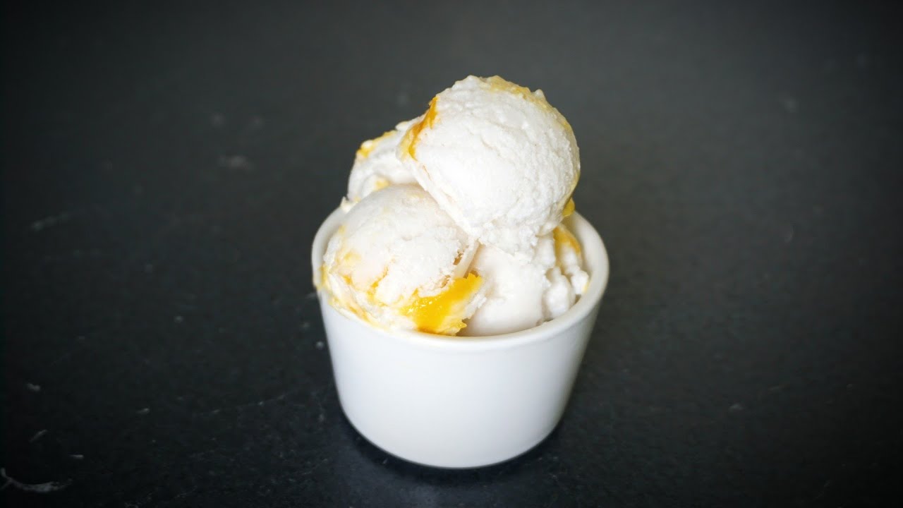 &Icirc;nghețată vegană &rdquo;Frozen Yoghurt&rdquo; fără lactoză, fără zahăr # 121 #inghetata #farazahar