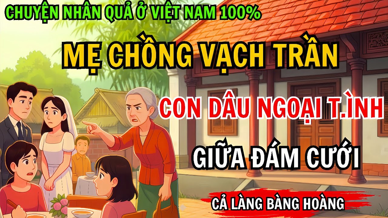 Mẹ Chồng Vạch Trần Bộ Mặt Thật, Ngoại T.ình Của Con Dâu – Giữa Đám Cưới Khiến Cả Làng Bàng Hoàng!