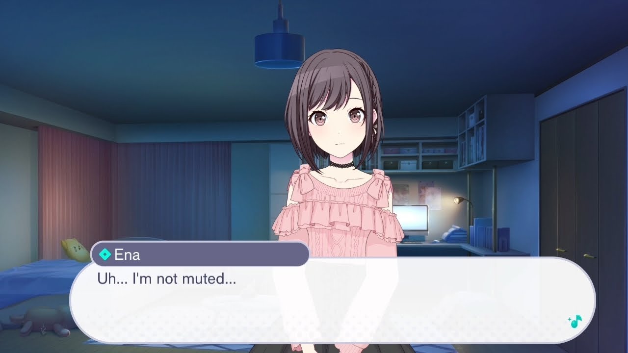 ena forgot to mute on nightcord