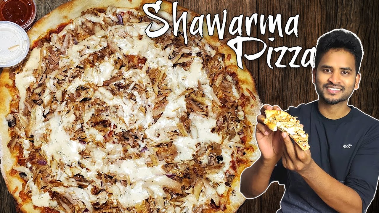 Fusion Chicken Shawarma Pizza | Tamil vlog