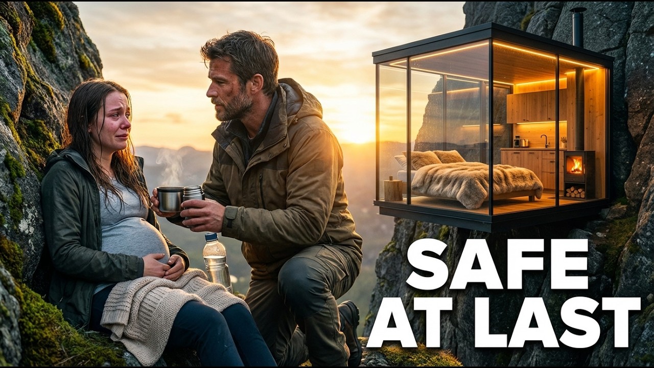 I Found a Pregnant Woman on the Cliff Path… So I Built Her a Hidden Glass Cabin