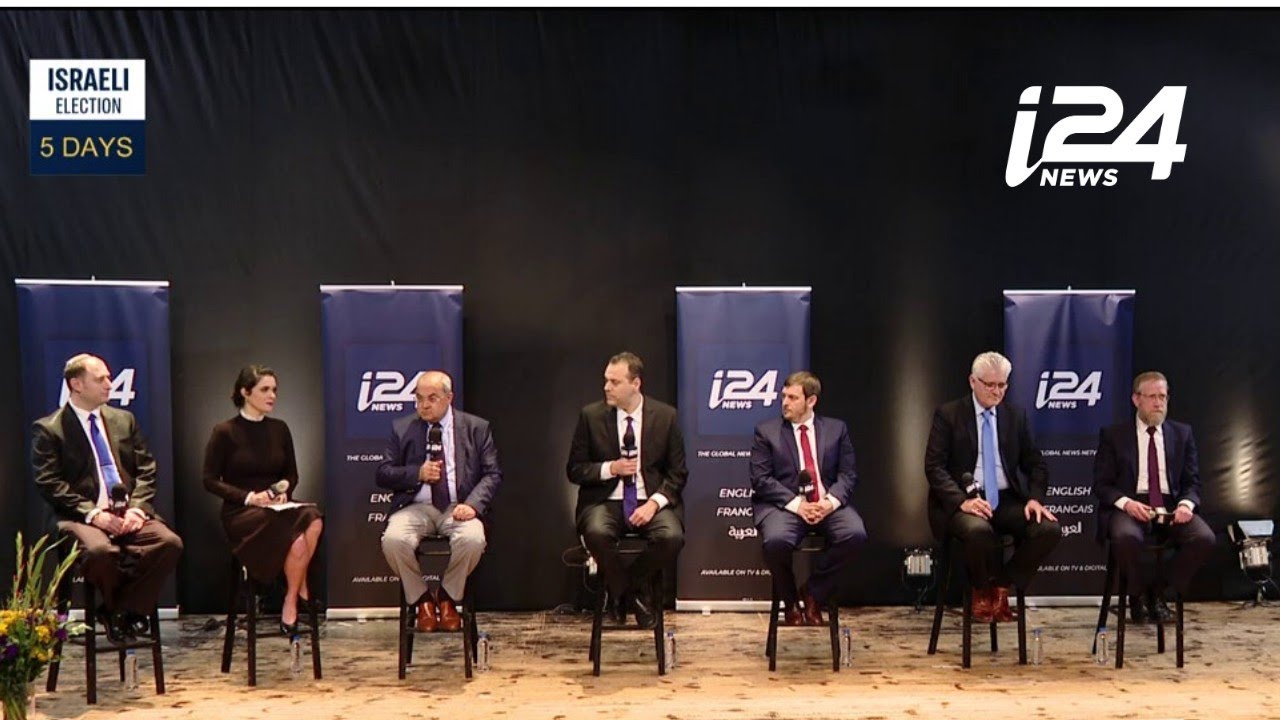 WATCH Reps from Israel's Top Political Parties Spar in i24NEWS Election Debate