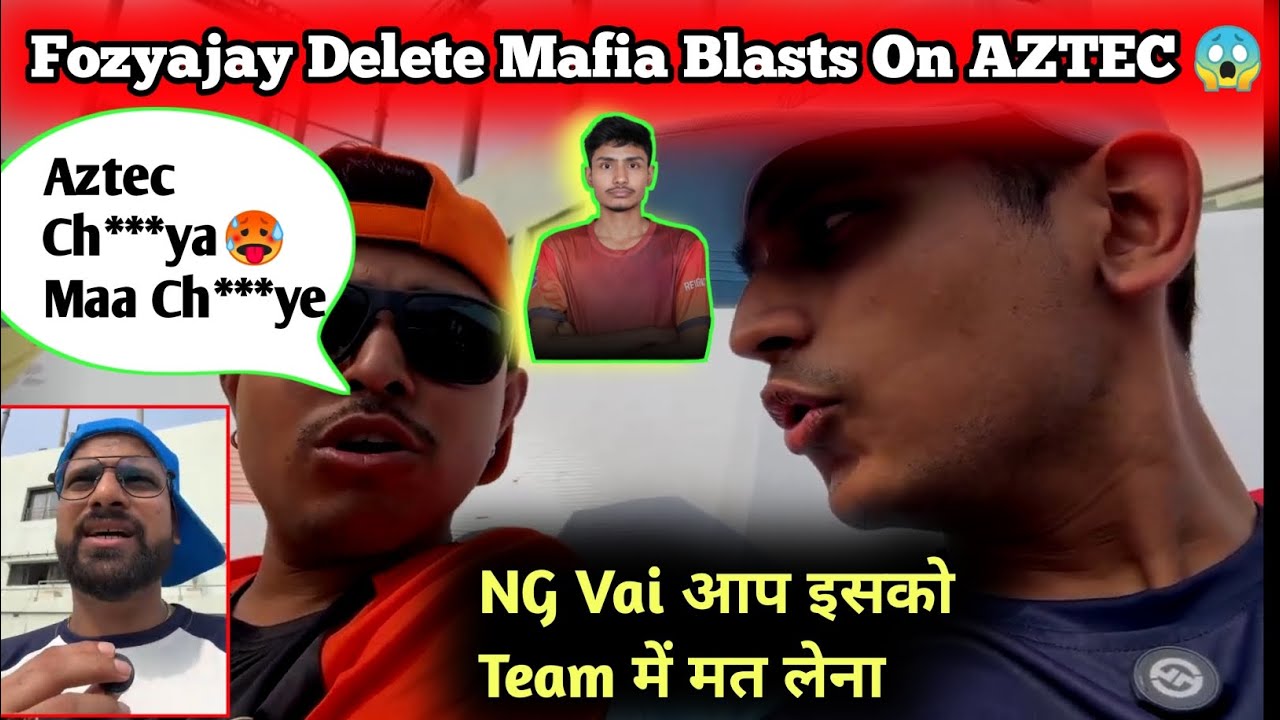 TG Mafia Delete Abuse Aztec After Left TG Again 🥵 TG Players Angry On Aztec LEFT TG Again