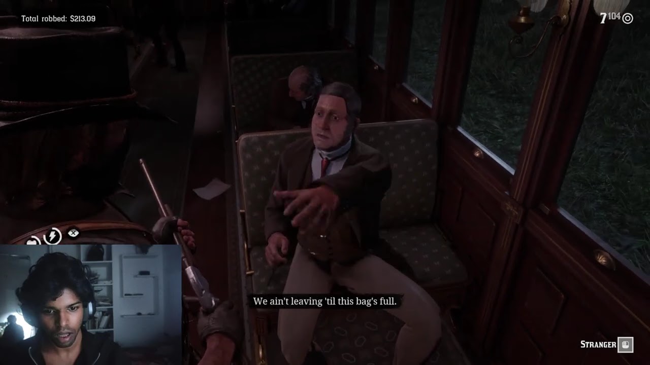 RDR2 4K Часть 13: Артур Морган, противостояние во время легендарного ограбления поезда и ночная п...