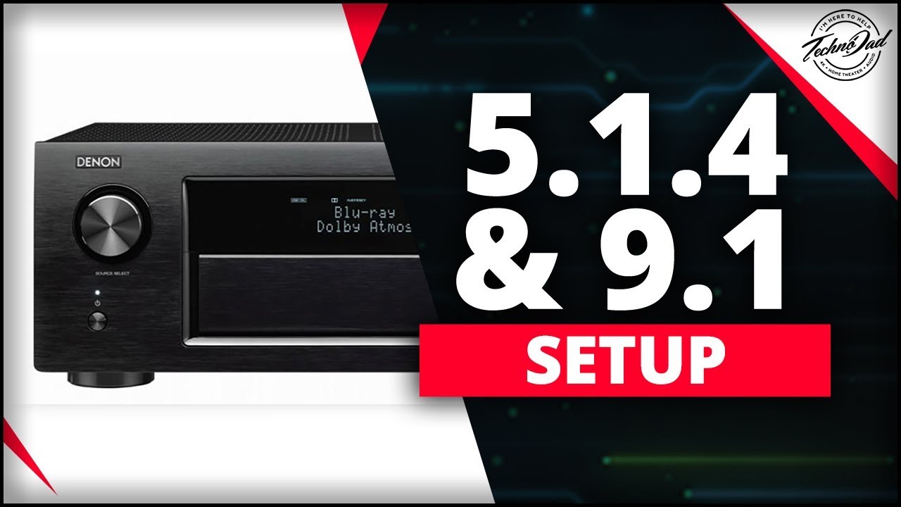 Настройка Dolby Atmos 5.1.4 и Auro-3D 9.1 на Denon AVR-X4400H