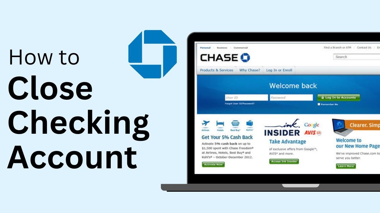 How to Close Chase Checking Account !