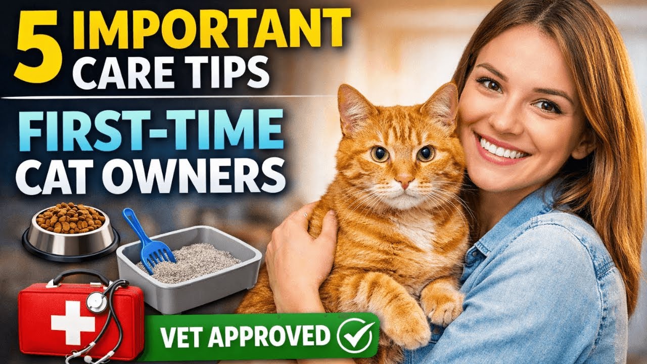 6 Important Care Tips for First Time Cat Owners  (Vet Approved) 🐱Perfect For Beginners 🐾