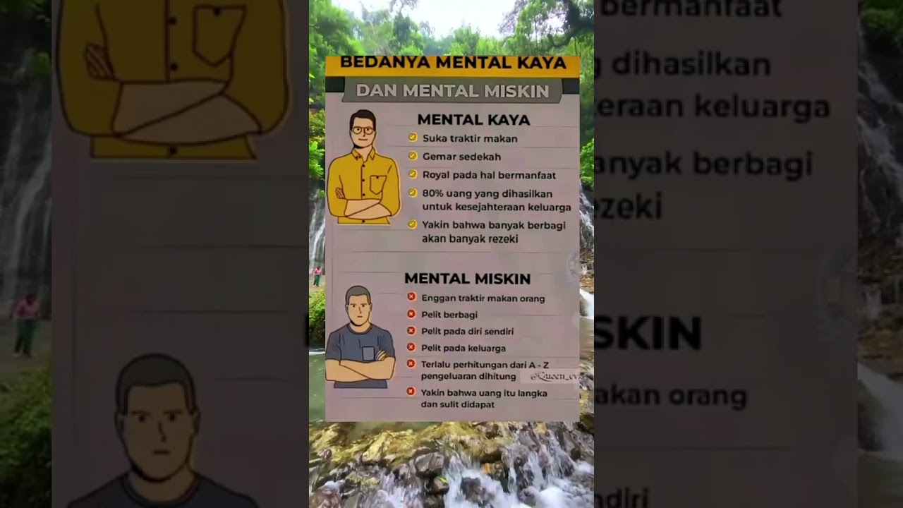 Bedanya mental Miskin dan Kaya