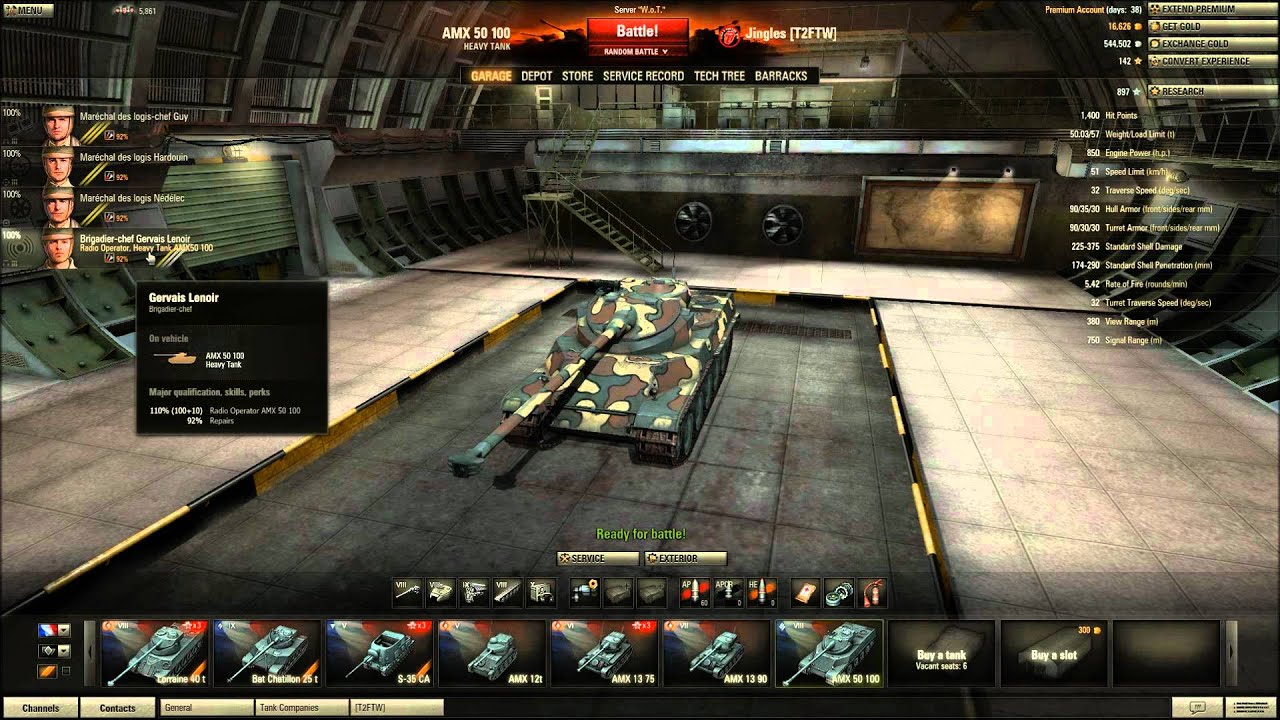 World of Tanks - AMX50 100 Tier 8 Heavy Tank - O Rly?