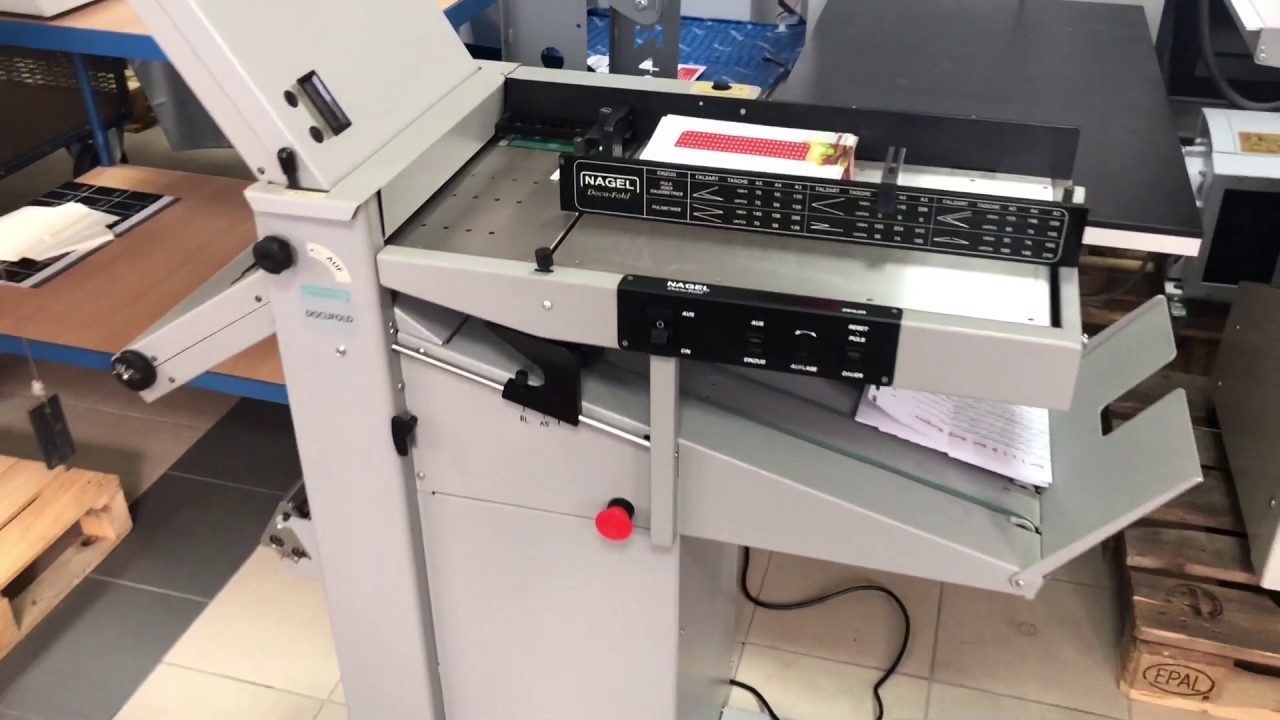 Folding machine Nagel Docufold- Morgana Junior