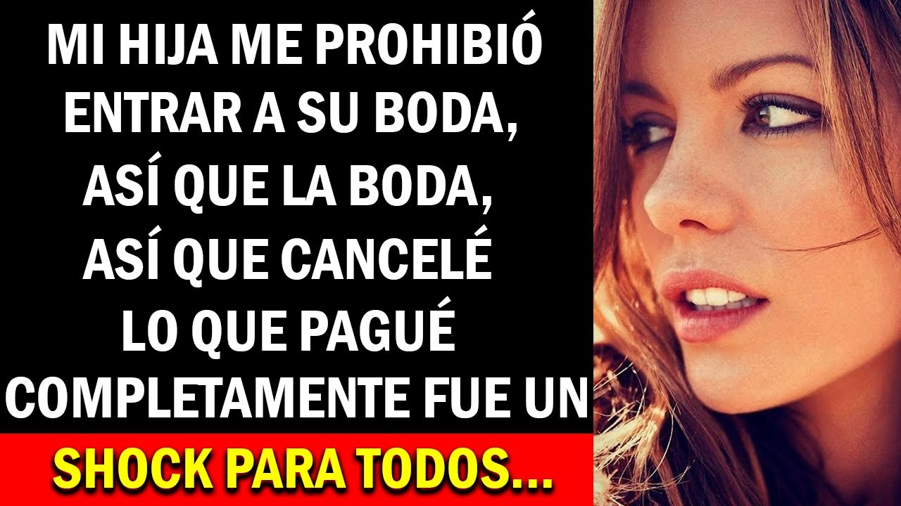 Mi hija me impidió asistir a su boda, así que cancelé el lugar de la boda que pagué