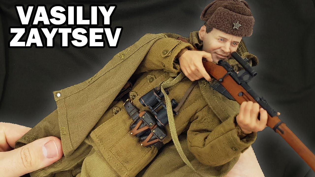 Soviet sniper Vasily Zaytsev - World War 2 action figure kitbash