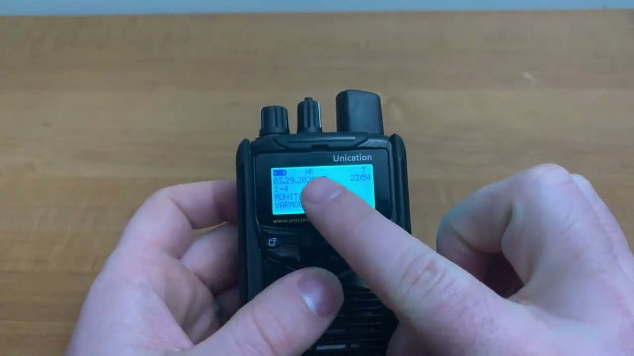 YFR Unication G1 Voice Pager Training