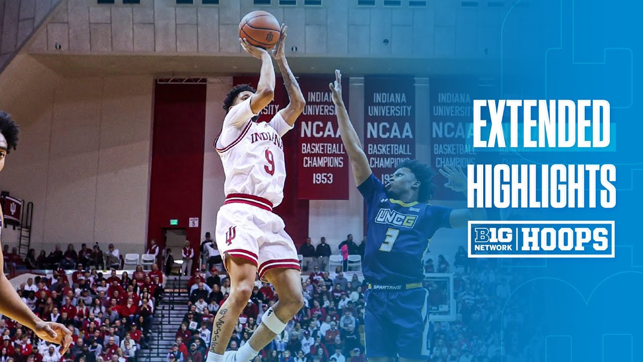 UNC Greensboro at Indiana | Extended Highlights | Big Ten Basketball | 11/21/2024