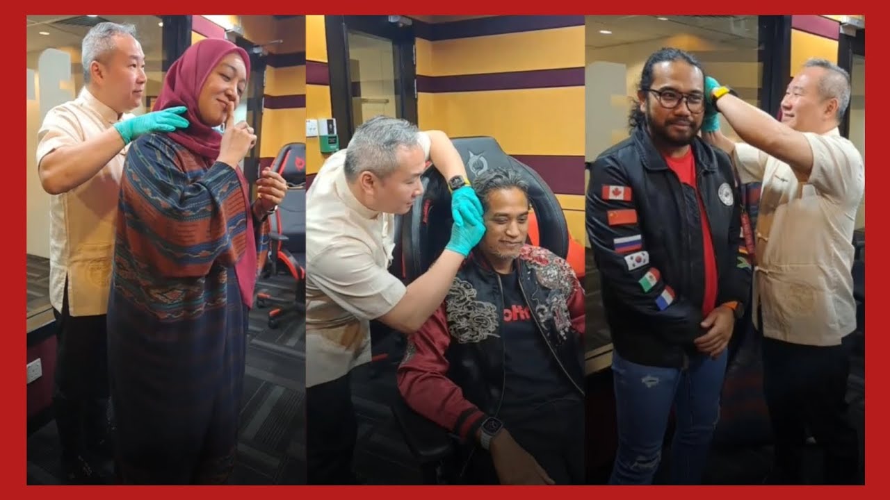 Chris Leong Consult Adjustment for Radio Station Hotfm AG+ KJ, Johan, Fara Fauzana and Staff Member