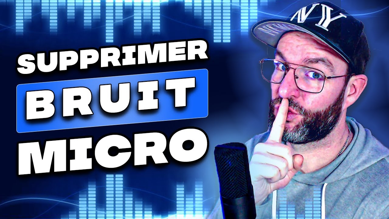 3 MÉTHODES pour SUPPRIMER bruit de fond de son MICRO