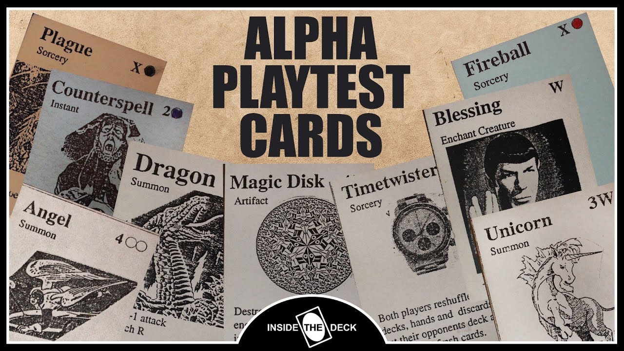 A Look at the Very First Magic: The Gathering Cards