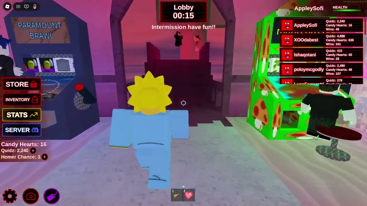 HII today were playing you vs homer i played this game beforeee i know how to wallhop a little