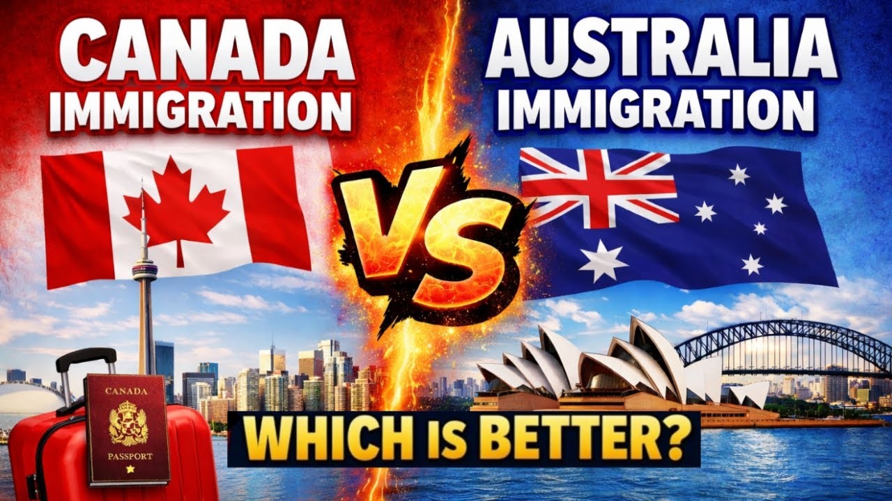 Canada vs Australia Immigration 🇨🇦🇦🇺 | Which Is Better for PR in 2026?