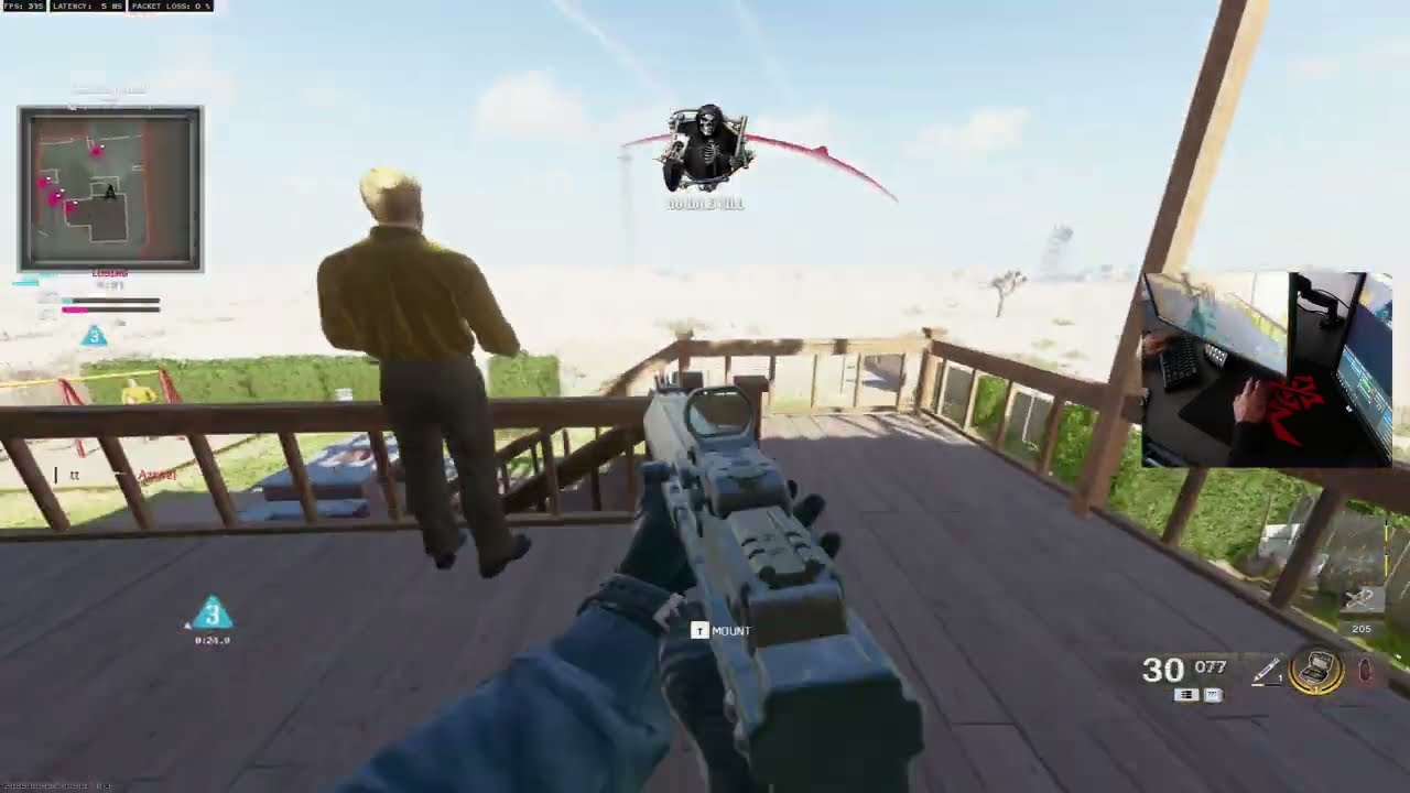 tonyboy jogando NUKETOWN no BO6 (primeiro nuke mouse do mundo)
