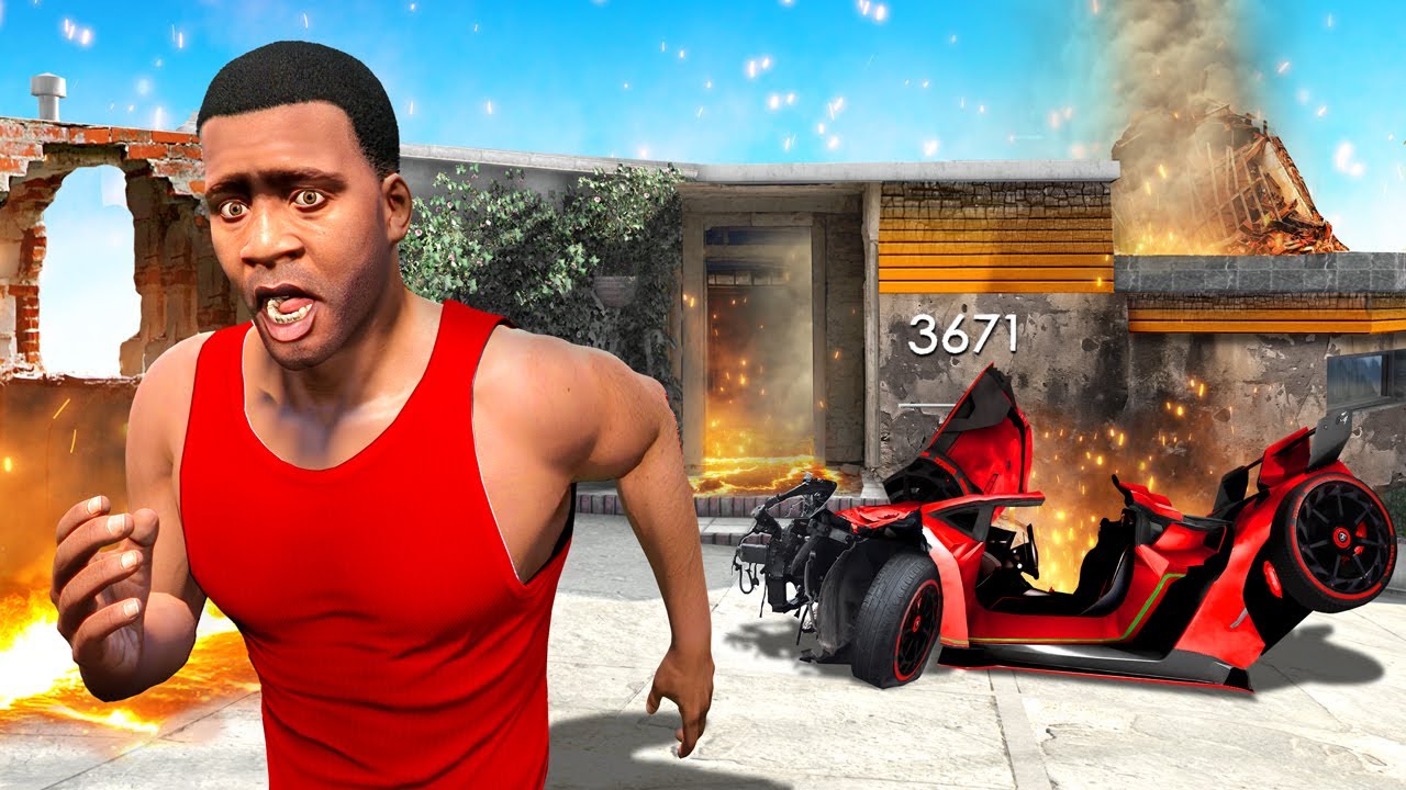 GTA 5 - Дом Франклина СГОРАЕТ!