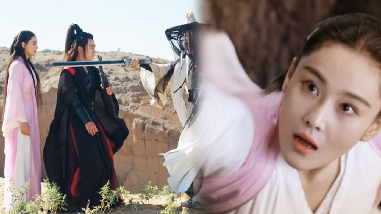 心機女設計將武林第一美女推下懸崖，沒想到心上人#朱一龙 立即跟隨跳崖救人，心機女自食其果中毒身亡#chinesedrama