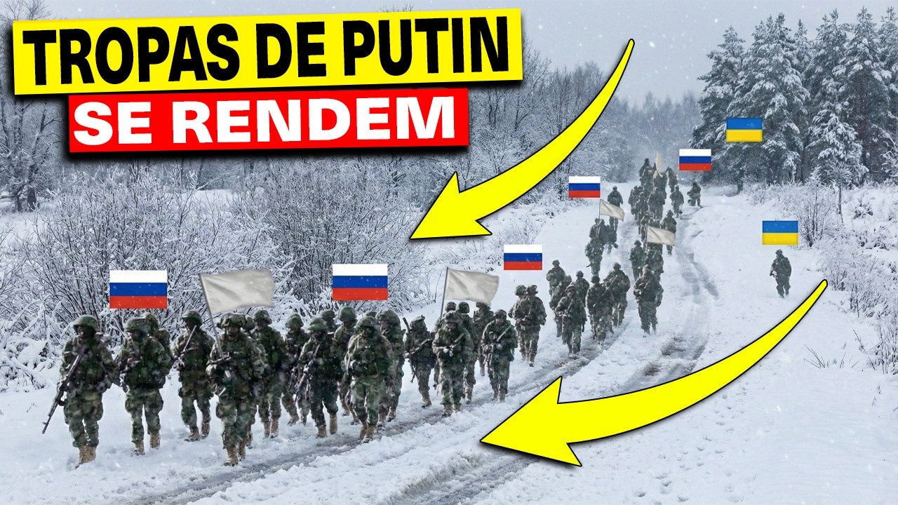 Guerra de Putin Acabou: A Maior RENDIÇÃO de Tropas da História Moderna...