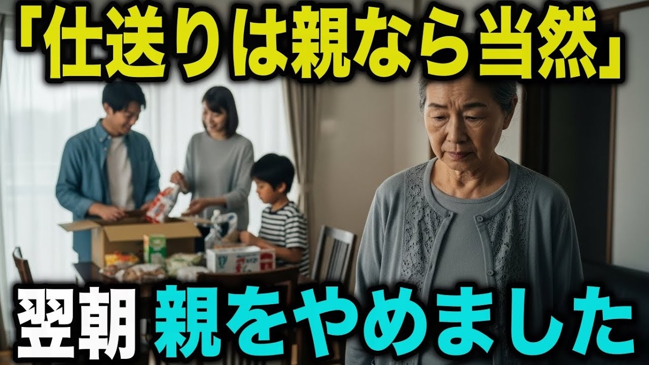 「仕送り？親なら当然でしょ」──そう言われた翌朝、私は“母”をやめた