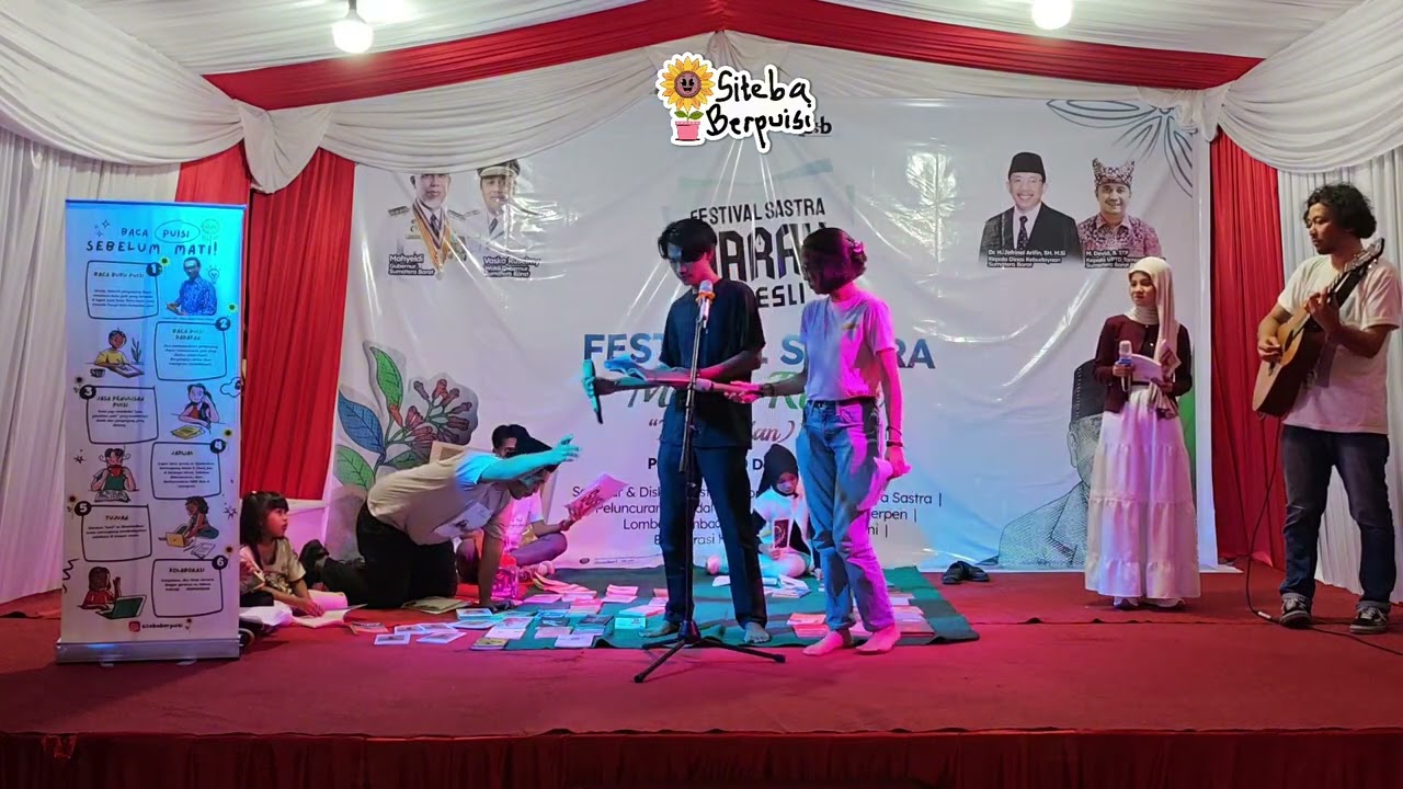 [Pertunjukan] DRAMATISASI PUISI oleh Klub Pembaca Puisi Siteba Berpuisi 