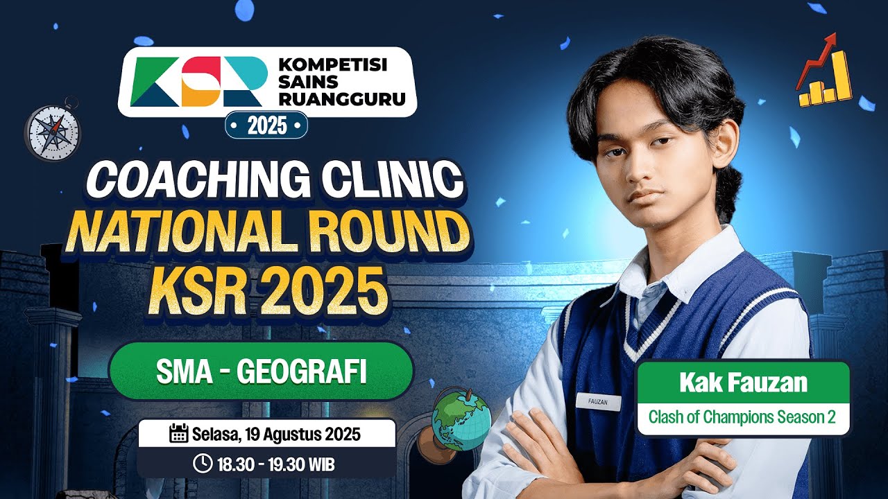 [LIVE] GEOGRAFI SMA | Coaching Clinic National Round KSR 2025