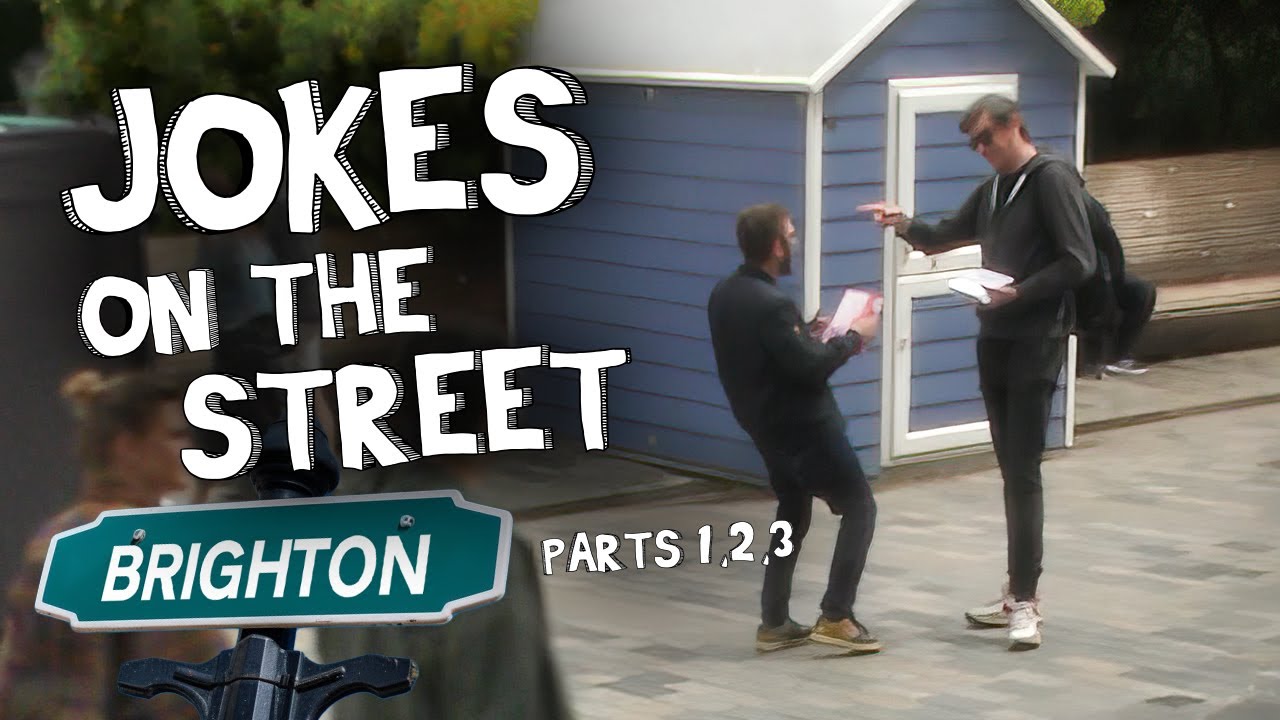 Jokes on the Street in Brighton - Parts 1, 2, 3