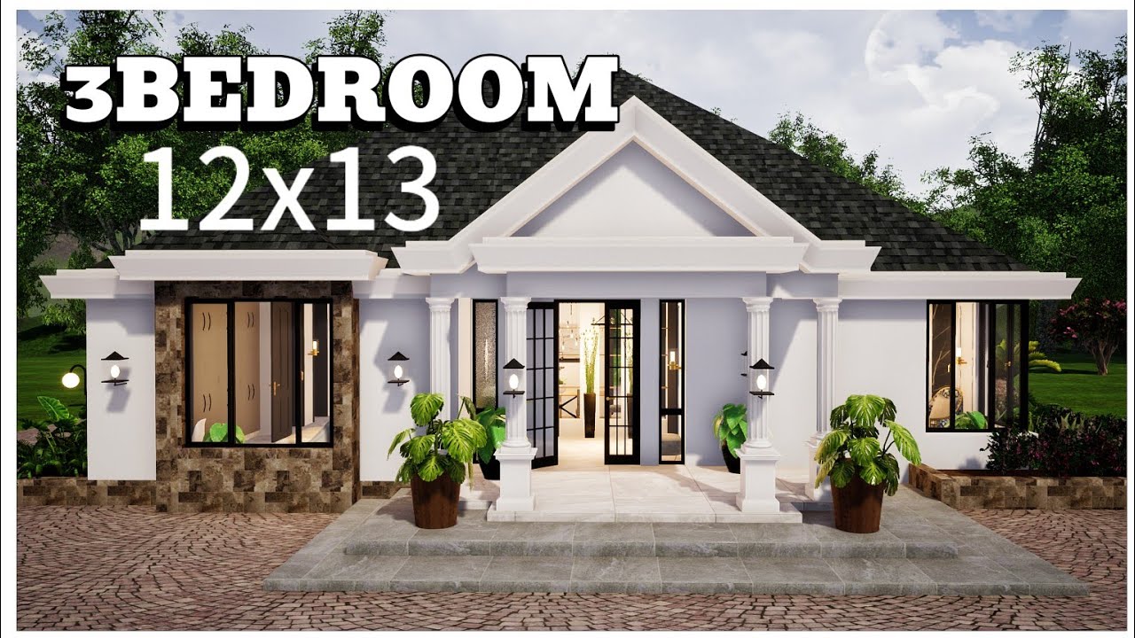 NEOCLASSICAL 3BEDROOM DESIGN| BUNGALOW HOUSE DESIGN TOUR | SIMPLE HOUSE DESIGN | mlsdesigns |4K