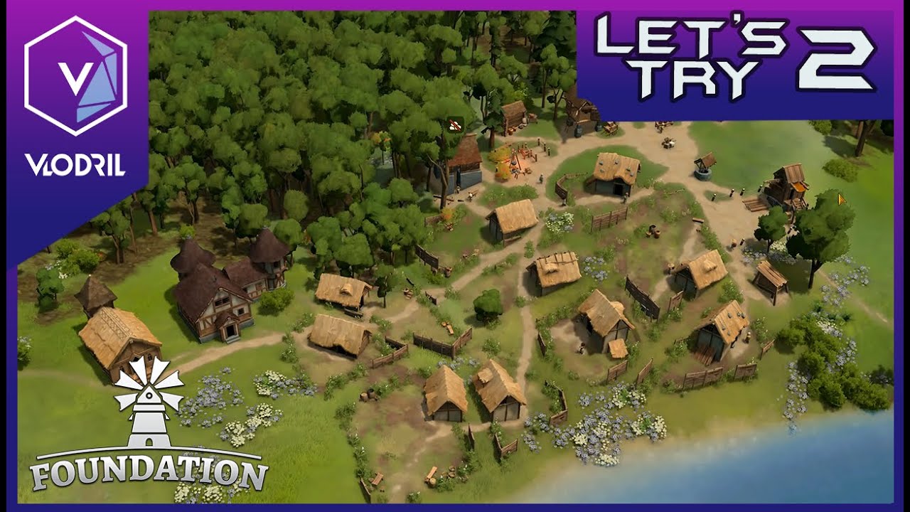 Foundation Episode 2 │ Basic Manor House + Little Village Church │ 4K Gameplay
