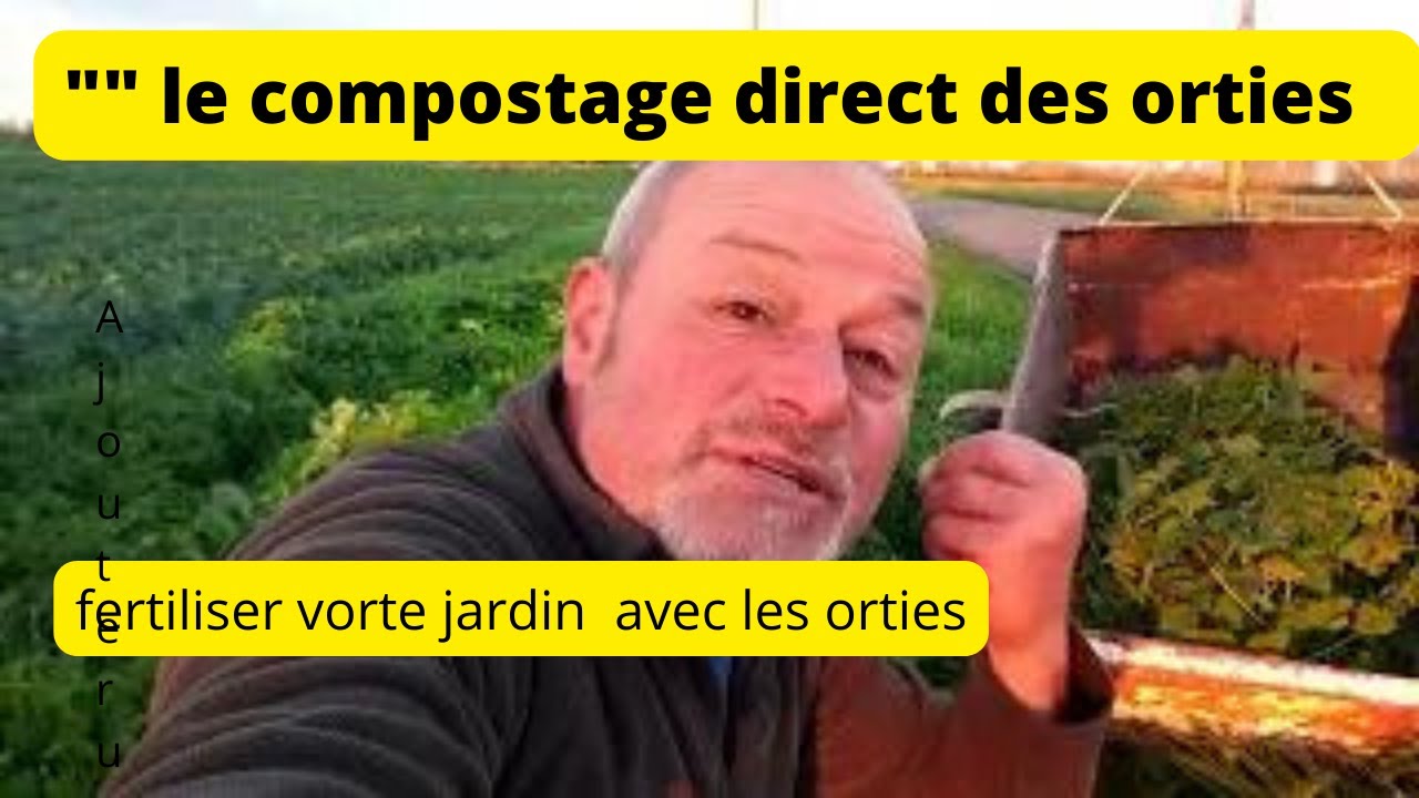 Le compostage direct des orties !