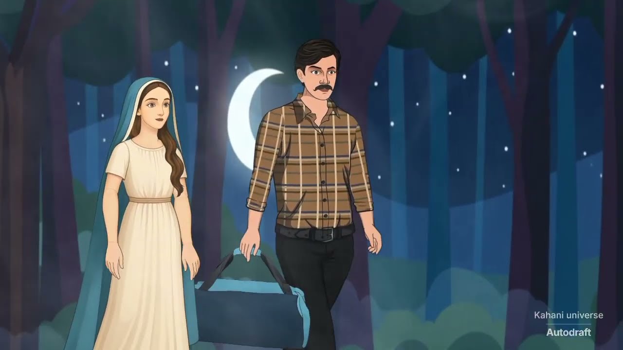 ठंड की उस रात का छलावा || cartoon story || moral story || Hindi kahani || horror story