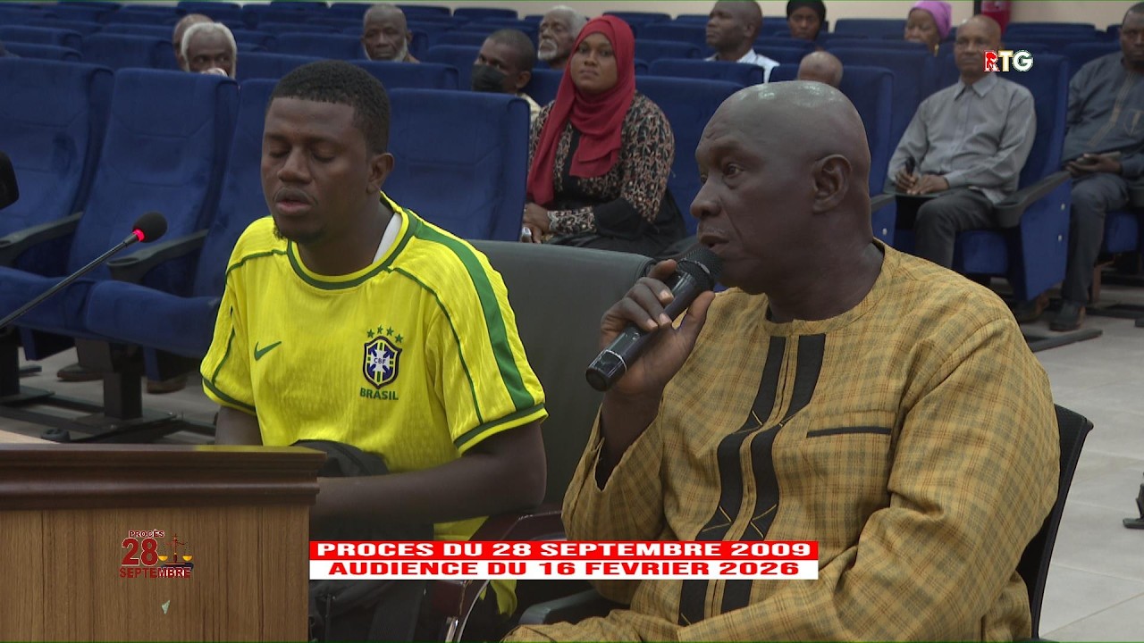 PROCES DU 28 SEPTEMBRE 2009. AUDIENCE DU 16 FEVRIER 2026.''LES ÉDITIONS DE LA RTG GUINÉE 224'