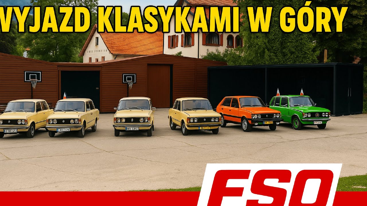 Wyjazd Klasykami w góry Fiat 125p Polonez Borewicz 2025